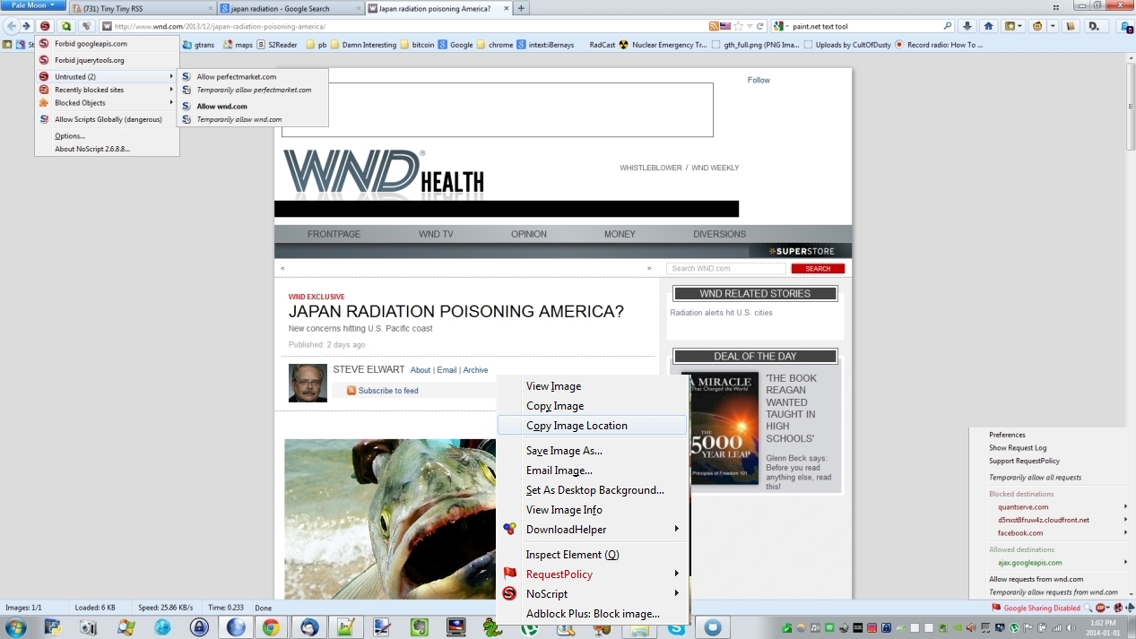 WND EXCLUSIVE - Japan radiation poisoning America?