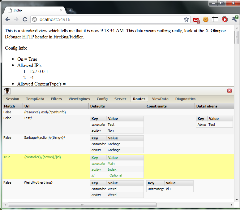 Glimpse Client Glimpse Client
