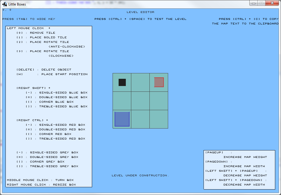 Little Boxes Level Editor