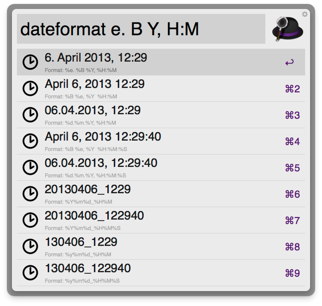Date Calculator with custom format