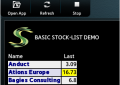 Basic Stock-List Demo
