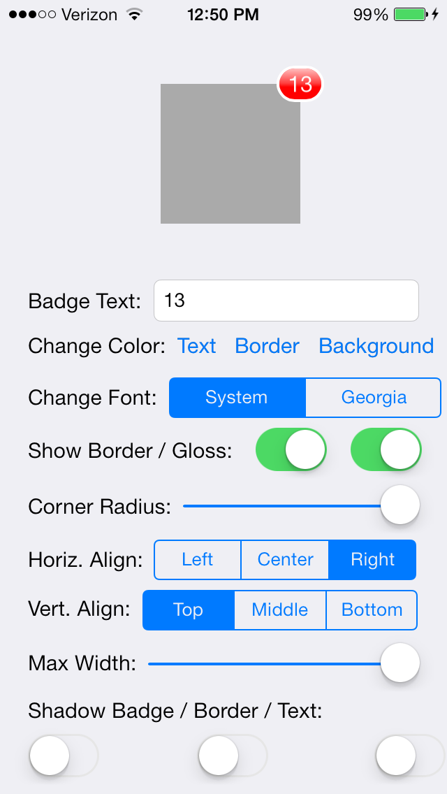 Gloss Customization