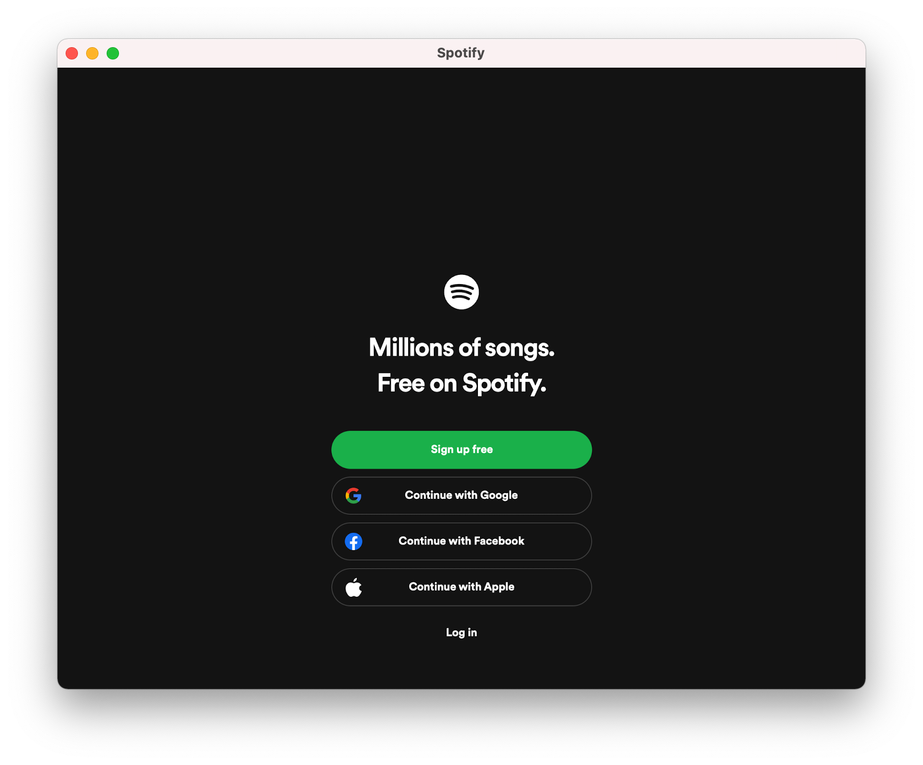 Spotify on Mac