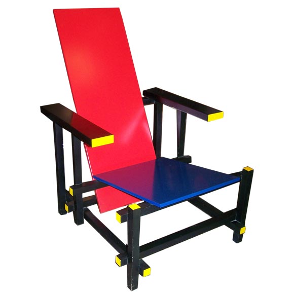 Red and Blue Chair