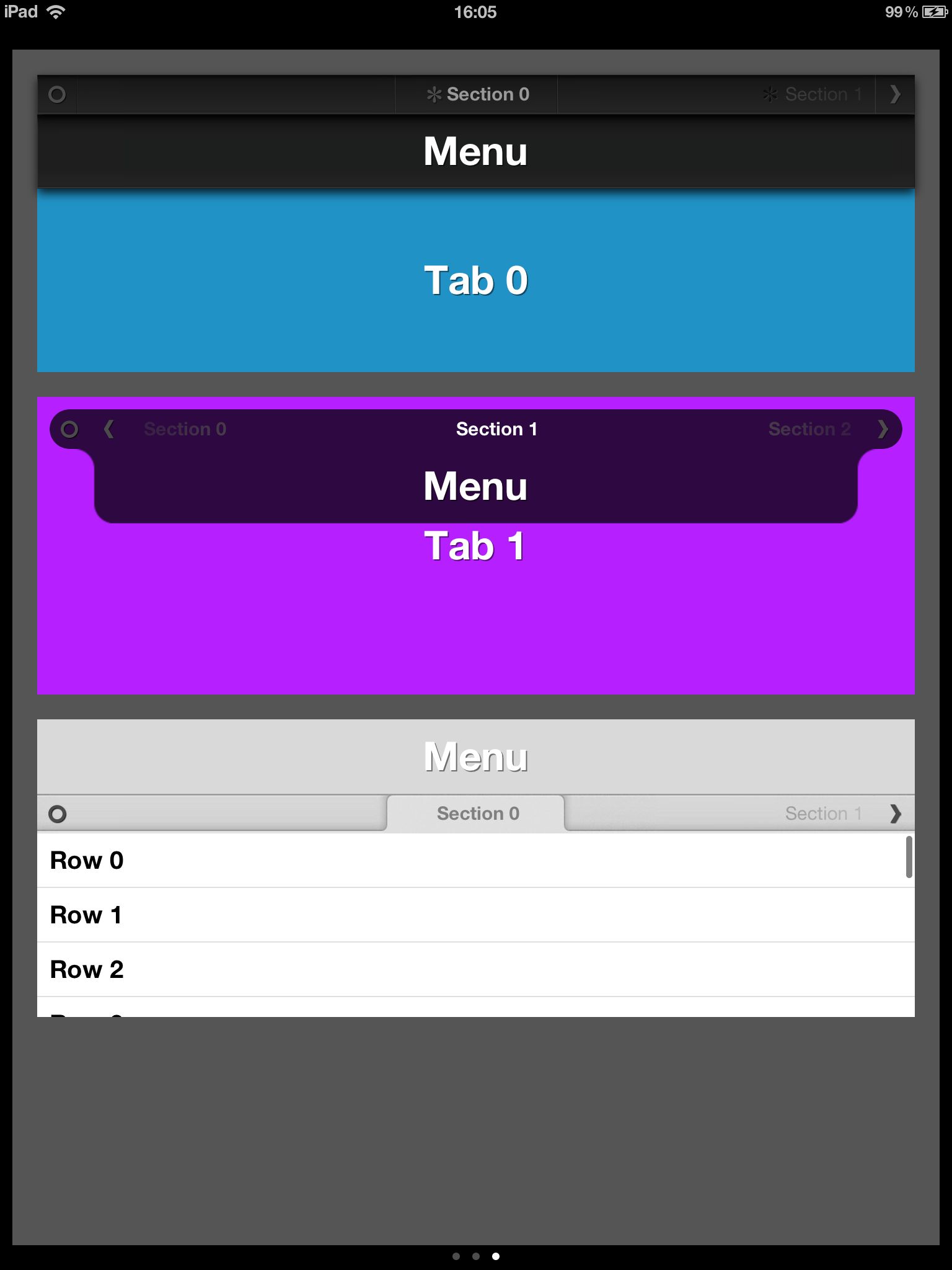 TSTabViewWithDropDownPanel examples