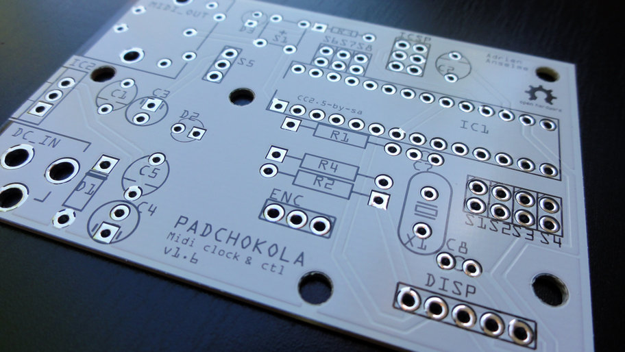 The bare circuit board