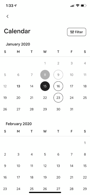 Experience Host Calendar Management