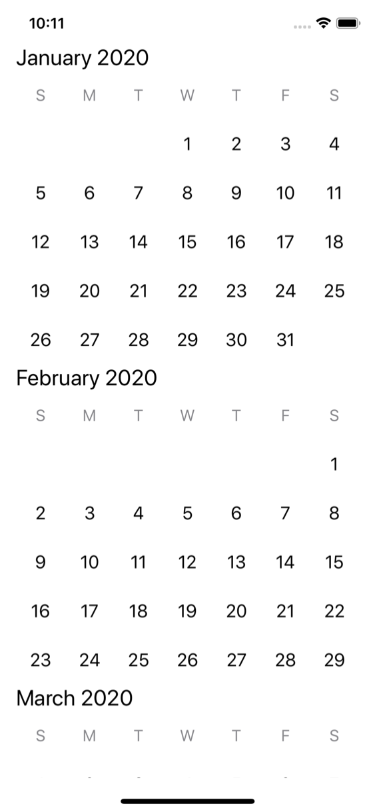 Basic Calendar