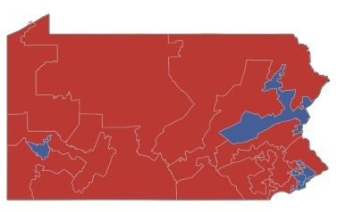 Image of the 2012 House election in Pennsylvania from NYTimes.com