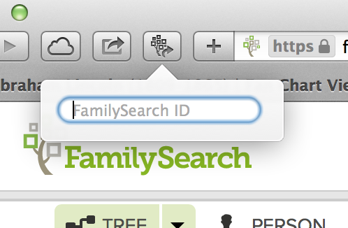 FamilySearch Link in action
