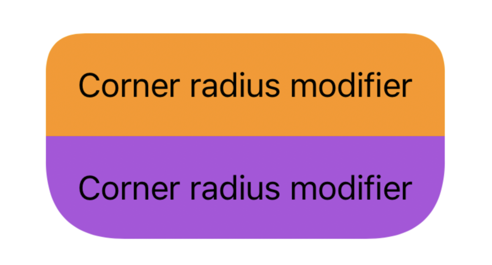 corner radius