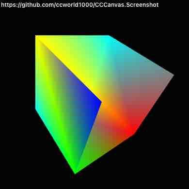 CCCanvas.Cube iPhone Screenshot