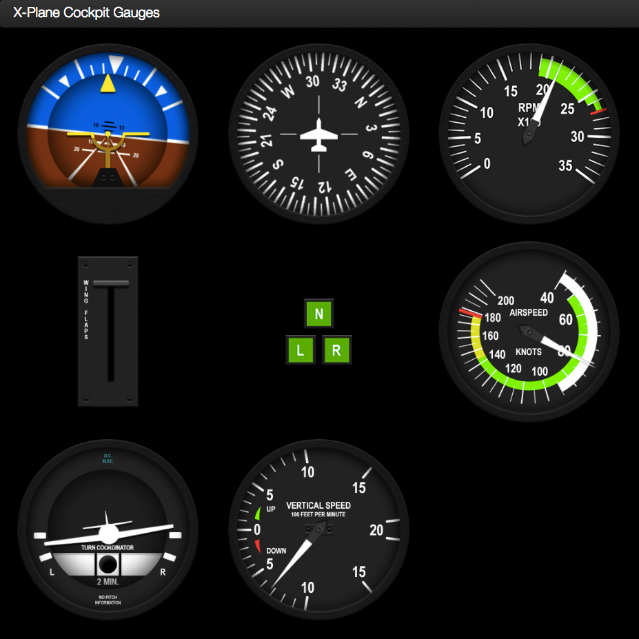 GitHub Dmolin flightSimPanels Flight Simulator Instrument Panels On Your Browsers Using UDP 