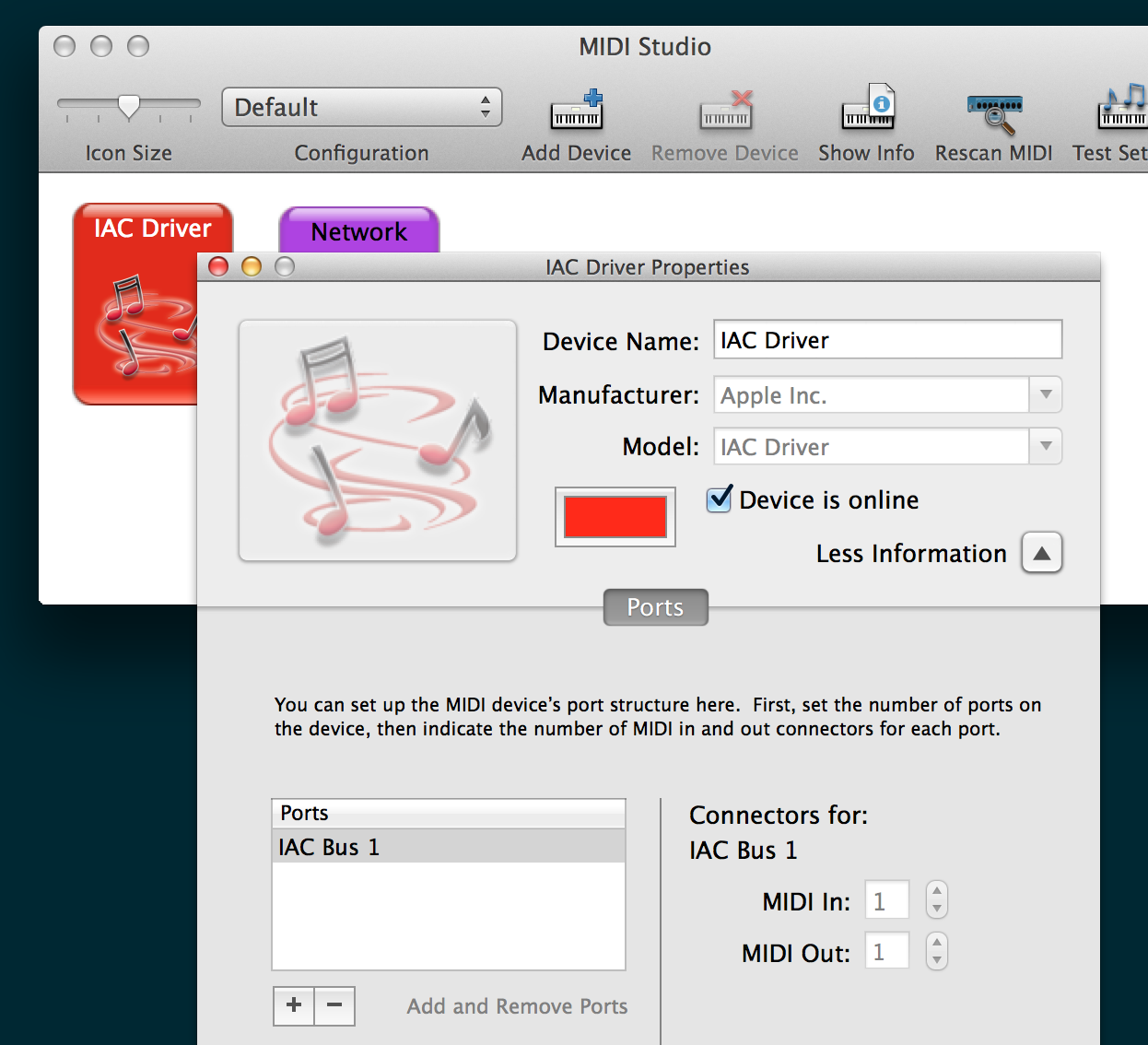 Audio MIDI Setup