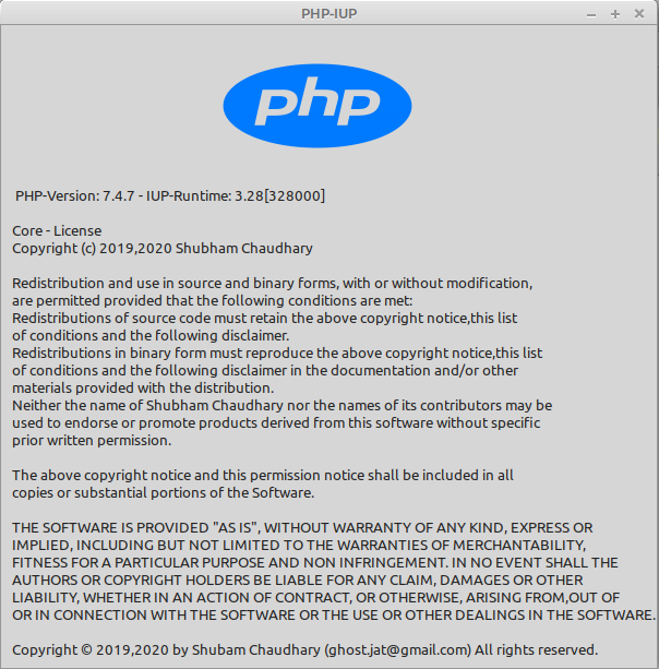 php-iup
