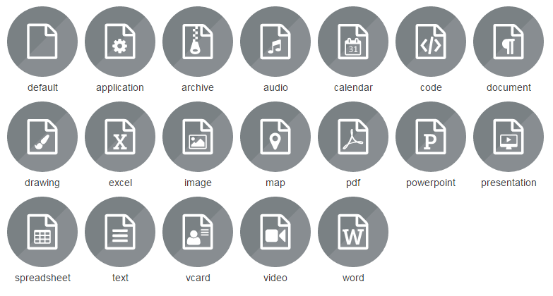 Type Icons