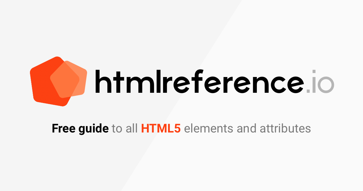 HTML Reference screenshot