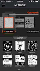 Pebble App screenshot