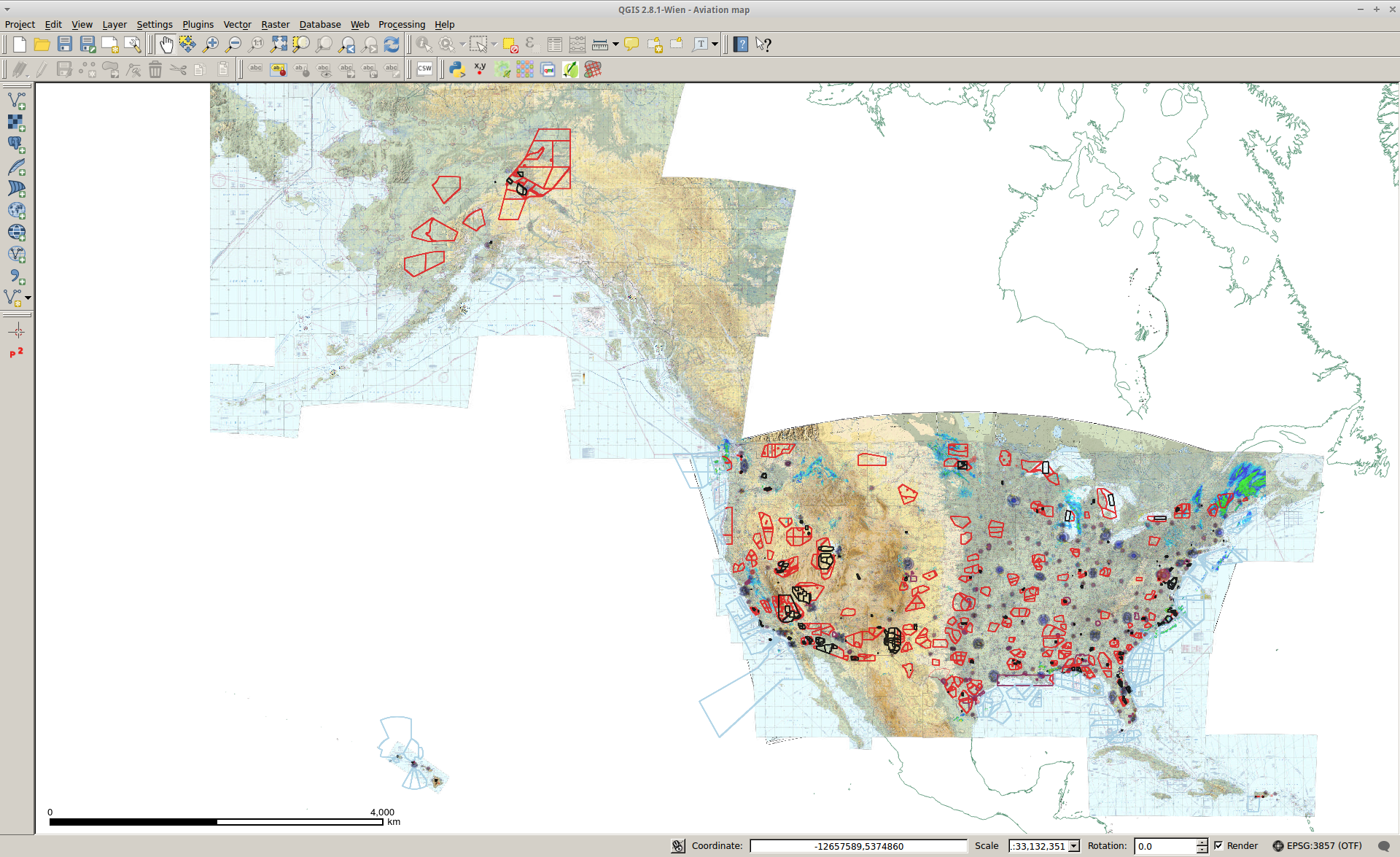 Seamless VFR and IFR charts