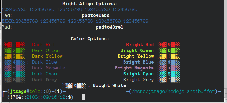 Linux Color Options