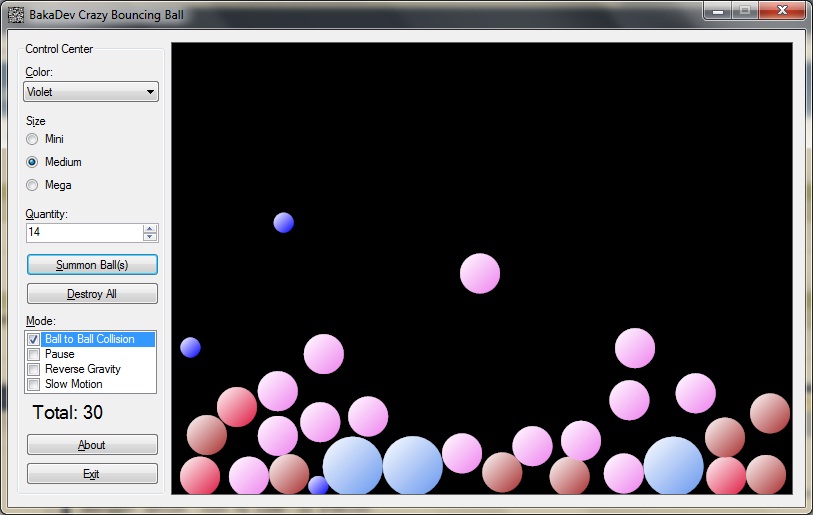 GitHub - Junian/BouncingBallSim: Bouncing Ball Simulation Implemented ...