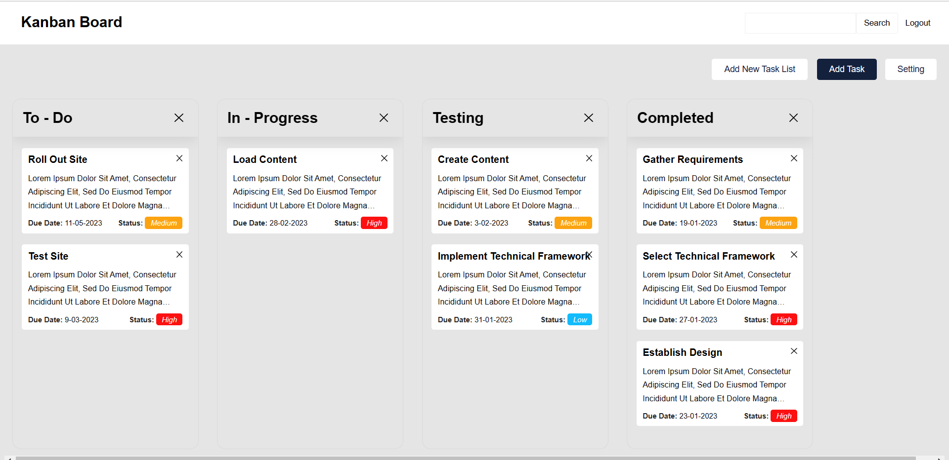 GitHub Karthikmaxic14 Kanban Board