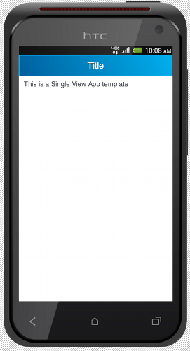 SingleViewApp