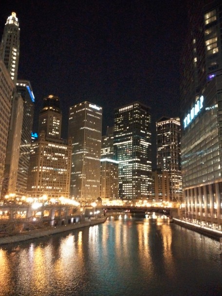 Chicago on night