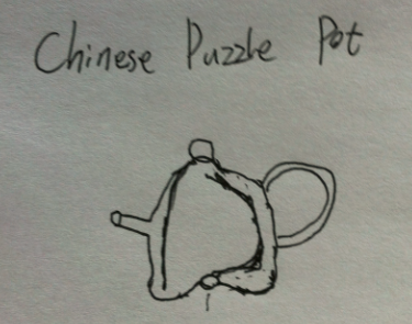 Chinese puzzle pot design