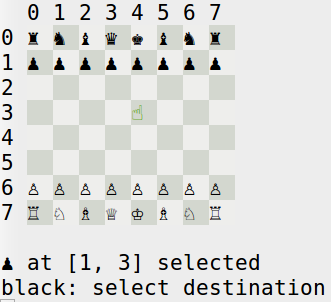 GitHub - mclaros/terminal_chess: Early project; Chess, in terminal ...