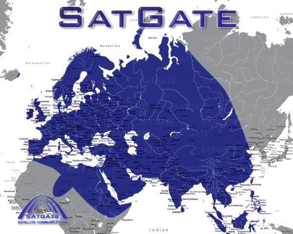 SatGate Coverage Map