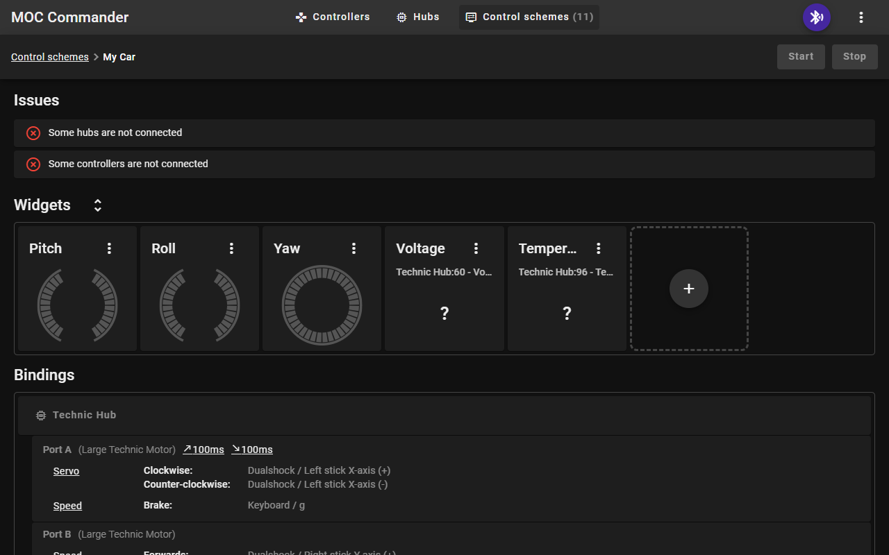 Control scheme view (full, dark theme)