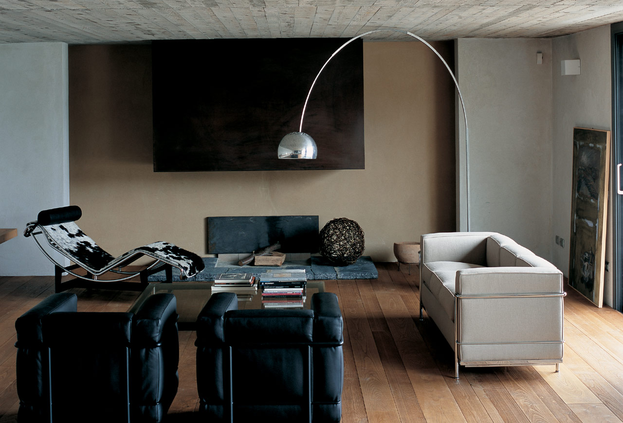Barcelona Chair Le Corbusier Living Room