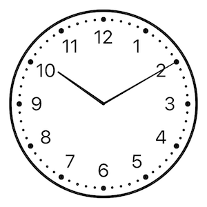 Clock View with Classic style