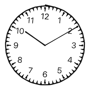 Clock View with Drawing style