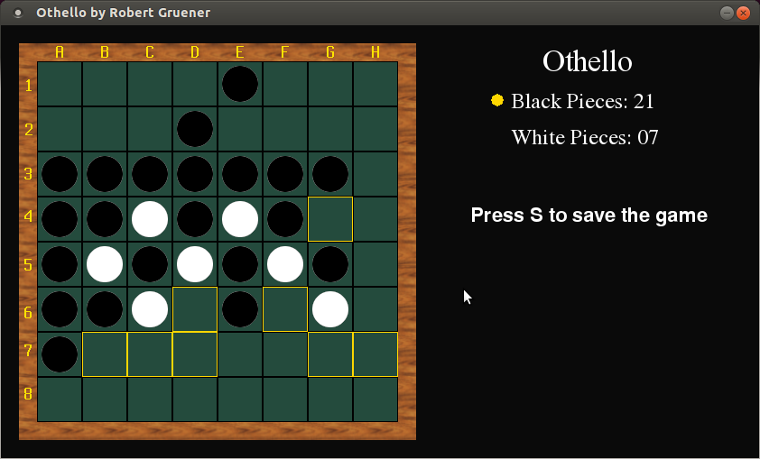 Github - Rgruener Othello: An Implementation Of The Board Game Othello 