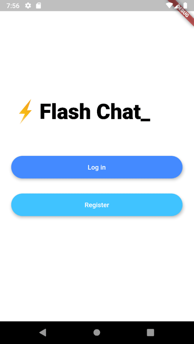 Flash Chat app gif