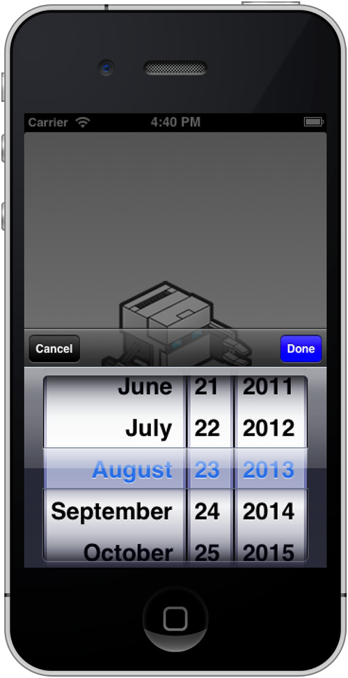 screen shot iphone