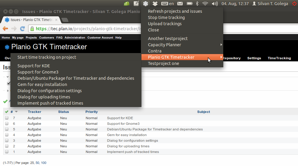 GitHub Tec Planio Timetracker Gtk An Ubuntu Unity App Indicator For