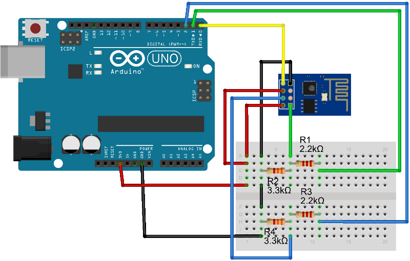 ESP8266 Wiring