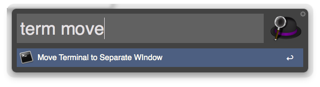 Screenshot: Move Terminal Tab to New Window