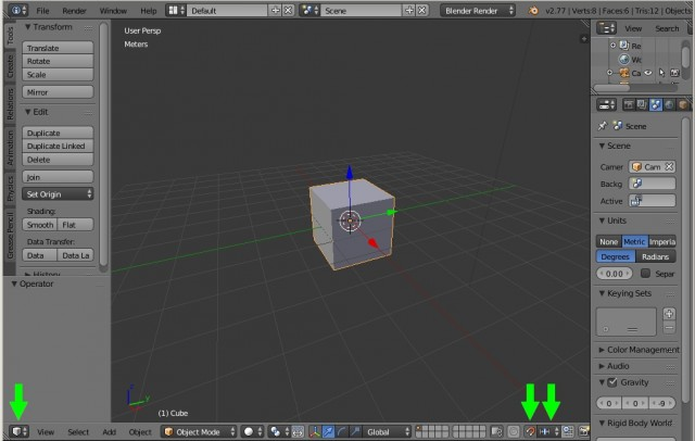 Как открыть файл mesh в blender